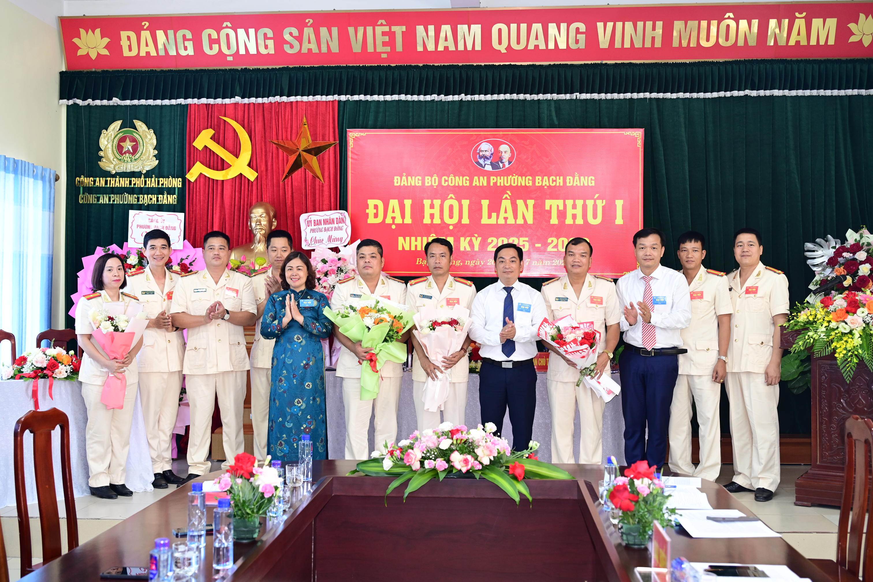 Đảng bộ Công an phường Bạch Đằng tổ chức Đại hội lần thứ I, nhiệm kỳ 2025-2030